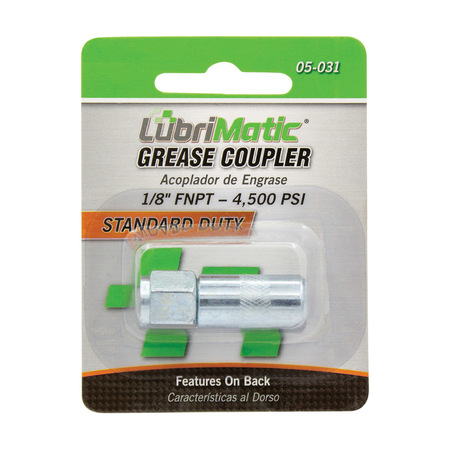 LUBRIMATIC COUPLER GRSGUN 1/8""FNPT 05031